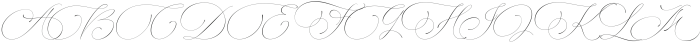 Sophia Script 1 Regular otf (400) Font UPPERCASE