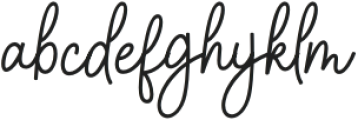 Sophia White Bold Regular otf (700) Font LOWERCASE