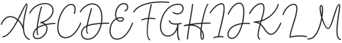 Sophia White Regular otf (400) Font UPPERCASE