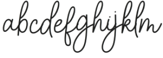 Sophia White Regular otf (400) Font LOWERCASE