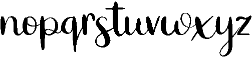 Sophia otf (400) Font LOWERCASE
