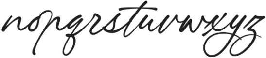 SophitalyScript otf (400) Font LOWERCASE