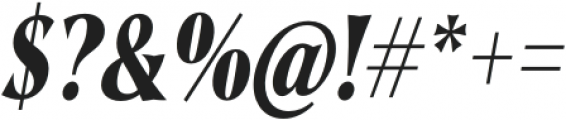 Soprani Cond Black Italic otf (900) Font OTHER CHARS