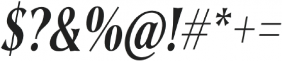 Soprani Cond Bold Italic otf (700) Font OTHER CHARS