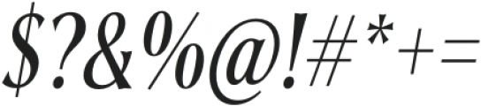 Soprani Cond Medium Italic otf (500) Font OTHER CHARS