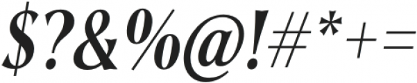 Soprani Ext Bold Italic otf (700) Font OTHER CHARS
