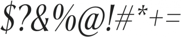 Soprani Ext Regular Italic otf (400) Font OTHER CHARS