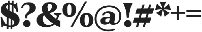 Soprano Black otf (900) Font OTHER CHARS