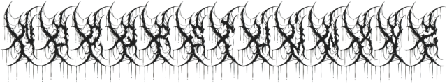 Sorcera Death Metal font otf (400) Font UPPERCASE