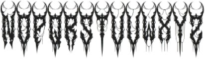 Sorcera Death Metal font otf (400) Font LOWERCASE