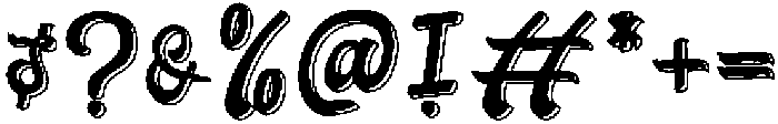 Sorele Shadow otf (400) Font OTHER CHARS