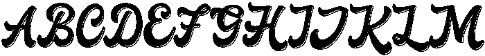 Sorele Shadow otf (400) Font UPPERCASE