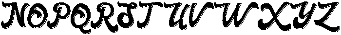 Sorele Shadow otf (400) Font UPPERCASE