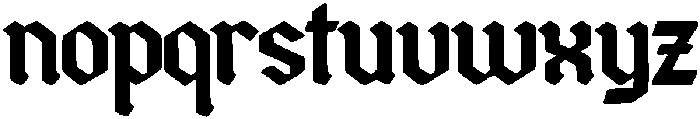SorgathRegular otf (400) Font LOWERCASE