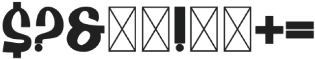 Sorgova Regular otf (400) Font OTHER CHARS