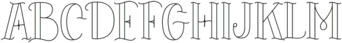 Sorreal otf (400) Font UPPERCASE