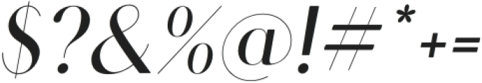 Sotira Medium Italic otf (500) Font OTHER CHARS