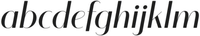 Sotira Medium Italic otf (500) Font LOWERCASE