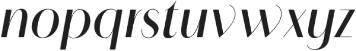 Sotira Medium Italic otf (500) Font LOWERCASE