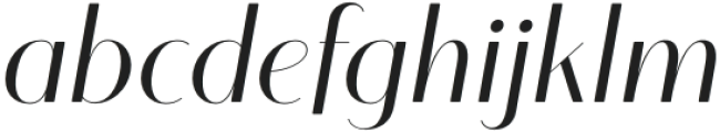 Sotira Regular Italic otf (400) Font LOWERCASE