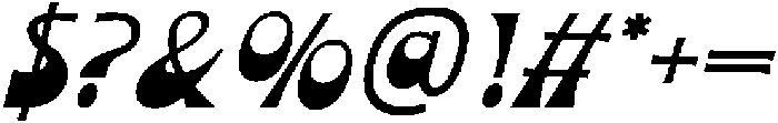 Soulflare Italic otf (400) Font OTHER CHARS