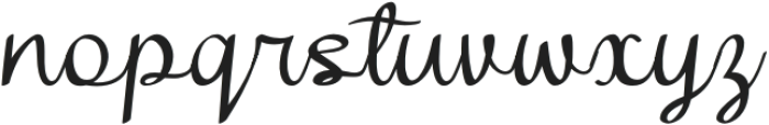 Soulful Tunes Regular otf (400) Font LOWERCASE