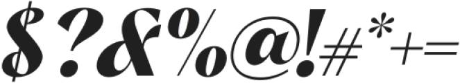 Souljiwa Black Italic otf (900) Font OTHER CHARS