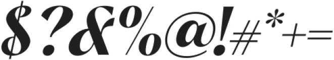 Souljiwa Bold Italic otf (700) Font OTHER CHARS