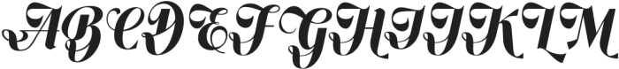 Souljiwa Bold Italic otf (700) Font UPPERCASE