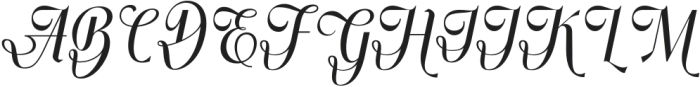 Souljiwa Italic otf (400) Font UPPERCASE