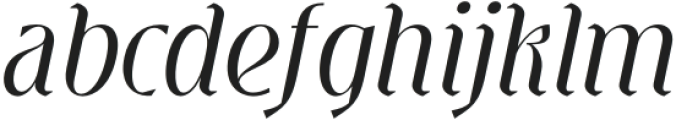 Souljiwa Italic otf (400) Font LOWERCASE