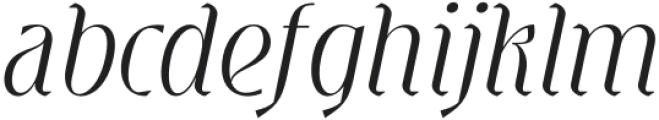 Souljiwa Light Italic otf (300) Font LOWERCASE