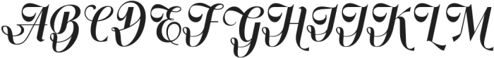 Souljiwa Medium Italic otf (500) Font UPPERCASE