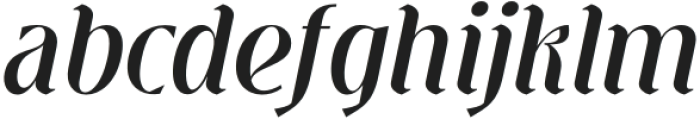 Souljiwa Medium Italic otf (500) Font LOWERCASE