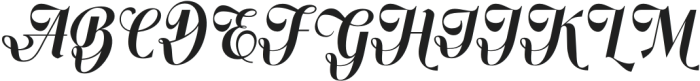 Souljiwa Semibold Italic otf (600) Font UPPERCASE