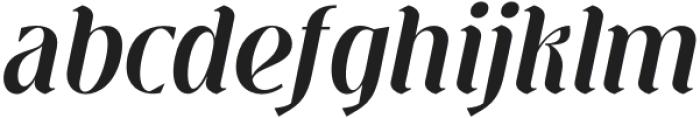 Souljiwa Semibold Italic otf (600) Font LOWERCASE