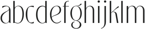 Souljiwa Thin otf (100) Font LOWERCASE