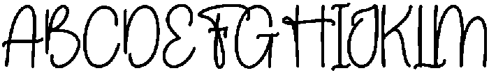 Soulmade Regular otf (400) Font UPPERCASE