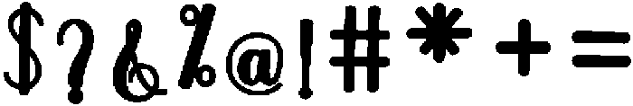 Soulmate Bold 18 Regular otf (700) Font OTHER CHARS