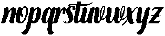 Soulmate Bold Slant 12 Regular otf (700) Font LOWERCASE