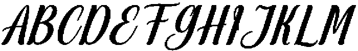 Soulmate Bold Slant 18 Regular otf (700) Font UPPERCASE