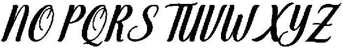 Soulmate Bold Slant 18 Regular otf (700) Font UPPERCASE