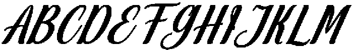 Soulmate Bold Slant 24 Regular otf (700) Font UPPERCASE