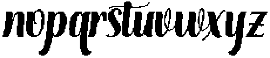 Soulmate Bold Slant Regular otf (700) Font LOWERCASE