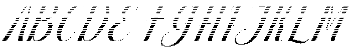Soulmate Hatching Slant 24 Regular otf (400) Font UPPERCASE