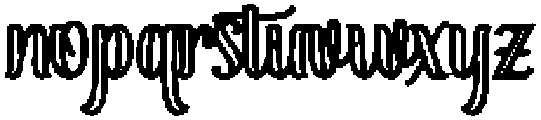 Soulmate Outline Bold 12 Regular otf (700) Font LOWERCASE