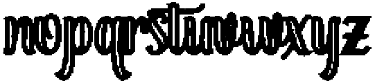 Soulmate Outline Bold 15 Regular otf (700) Font LOWERCASE