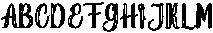 Soulmate Outline Bold 18 Regular otf (700) Font UPPERCASE