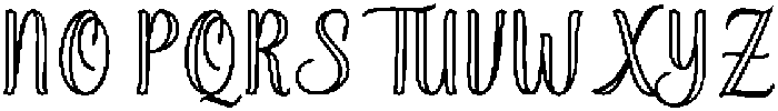 Soulmate Outline Bold 6 Regular otf (700) Font UPPERCASE