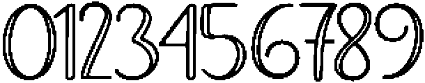 Soulmate Outline Bold 9 Regular otf (700) Font OTHER CHARS